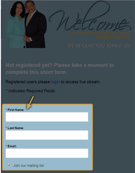 Registration Form Registration Form