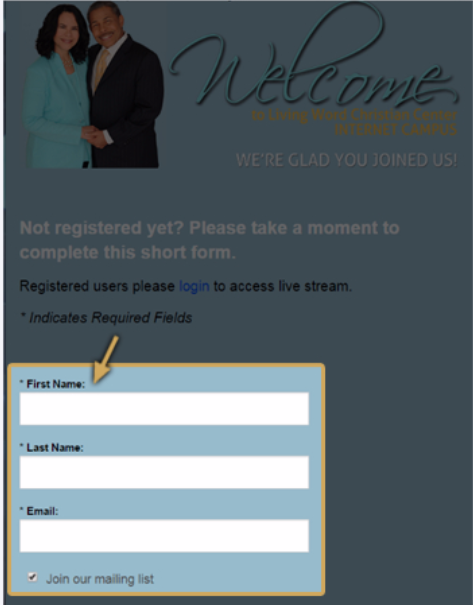 Registration Form